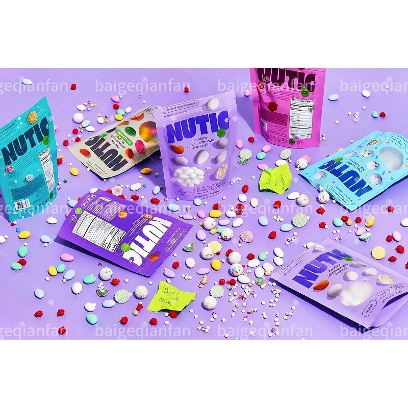 Folija laminirane plastične vrećice sa zatvaračem sa zatvaračem Exit Jestiva ambalaža Pakovanje bombona otporne na miris 3,5g Mylar vrećice prilagođeno tiskano