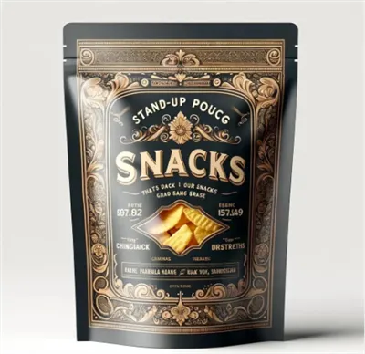 Ustajanje vrećica koja se može ponovo zatvoriti Pakovanje za hranu bombona, keksa, orašastih plodova, vrećica od aluminijske folije, plastična ambalaža, vrećica s patentnim zatvaračem